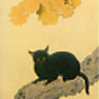 菱田春草「黒き猫」
